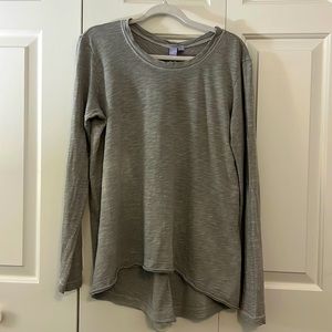 WILT gray long-sleeve tee. Size large